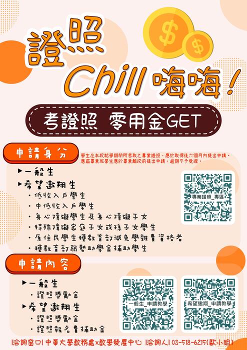 證照補助及獎勵圖片